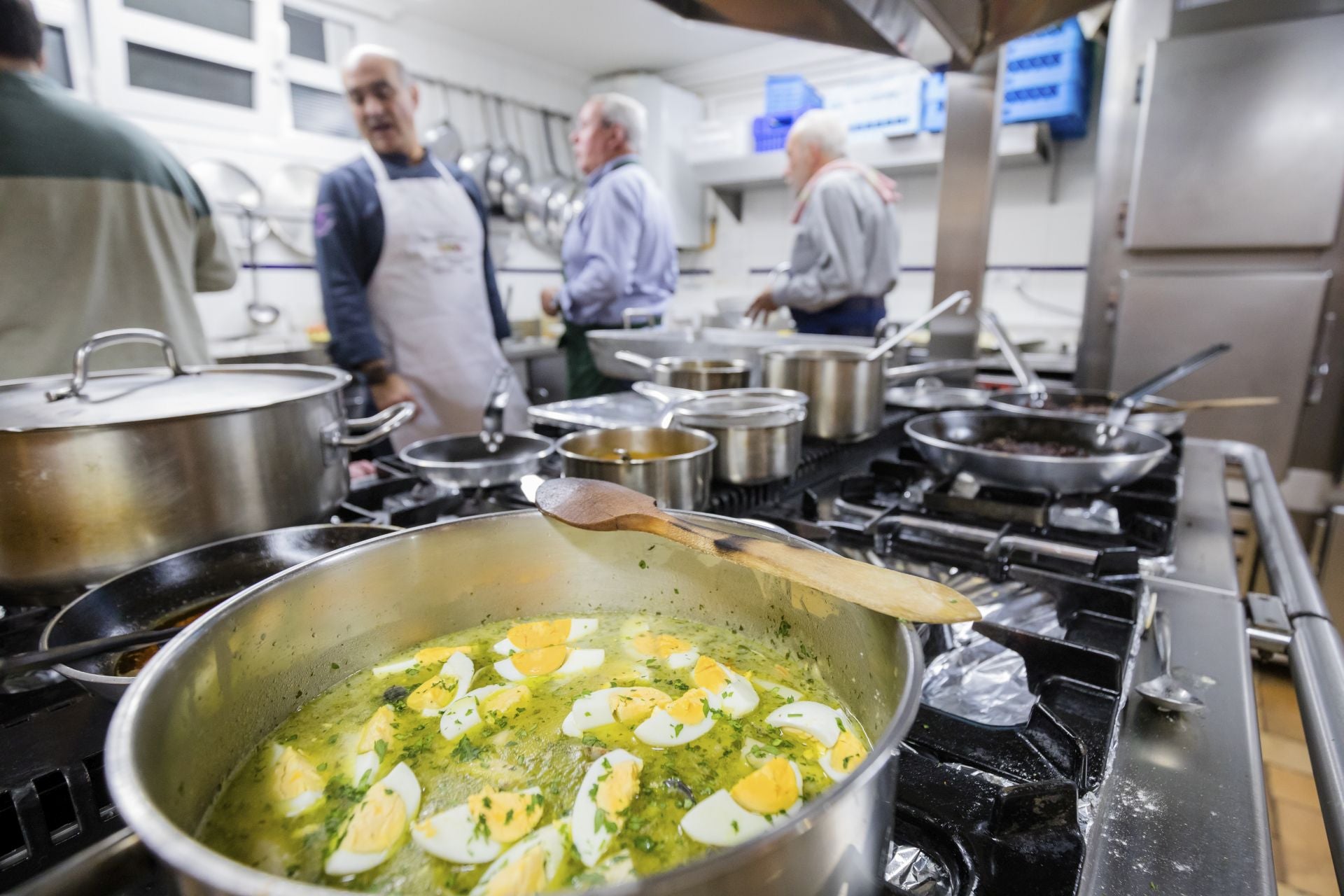 Así fue la cena en Txoritokieta