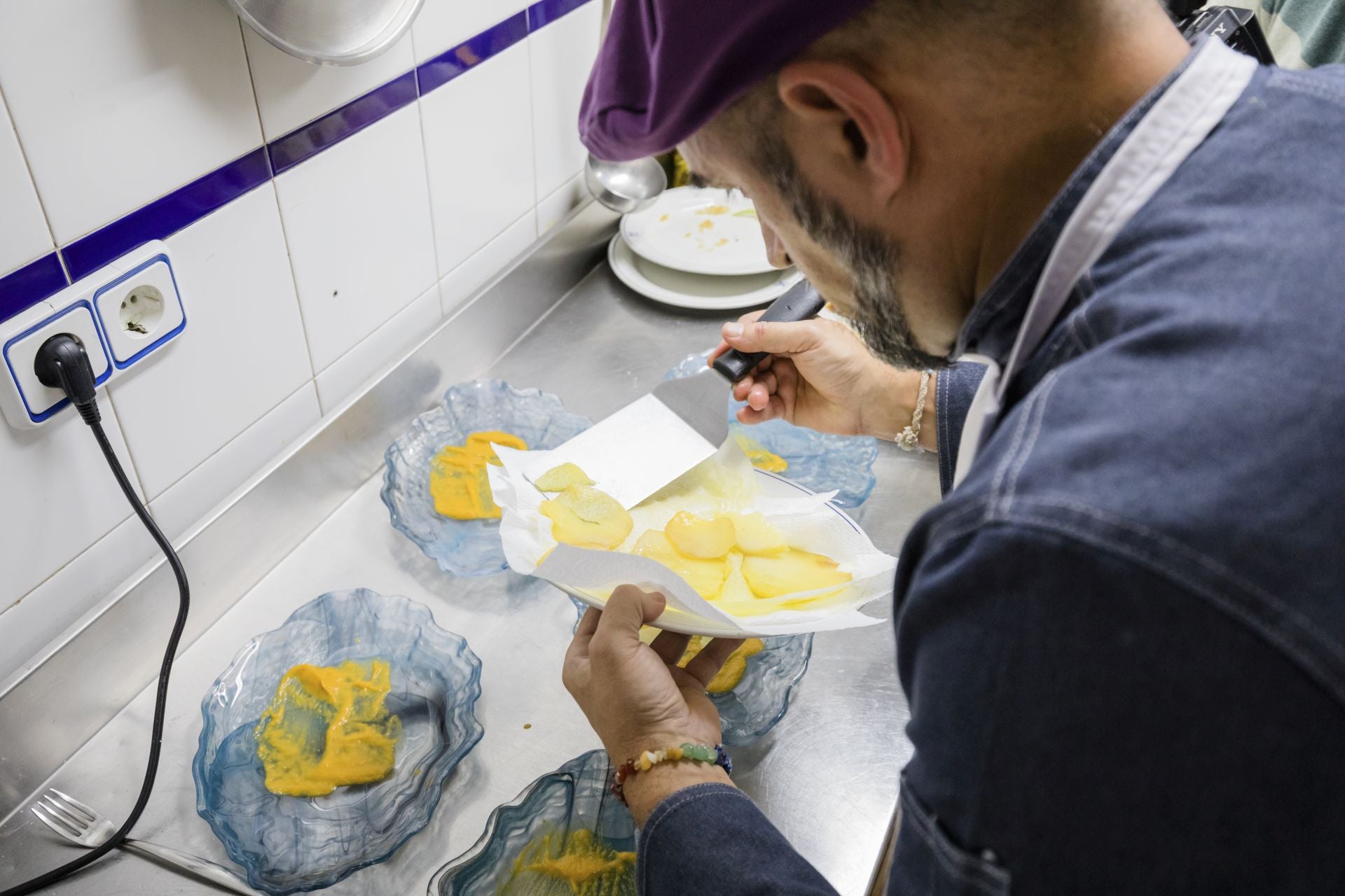 Así fue la cena en Txoritokieta
