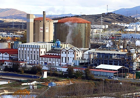 Vista de la Azucarera de Miranda