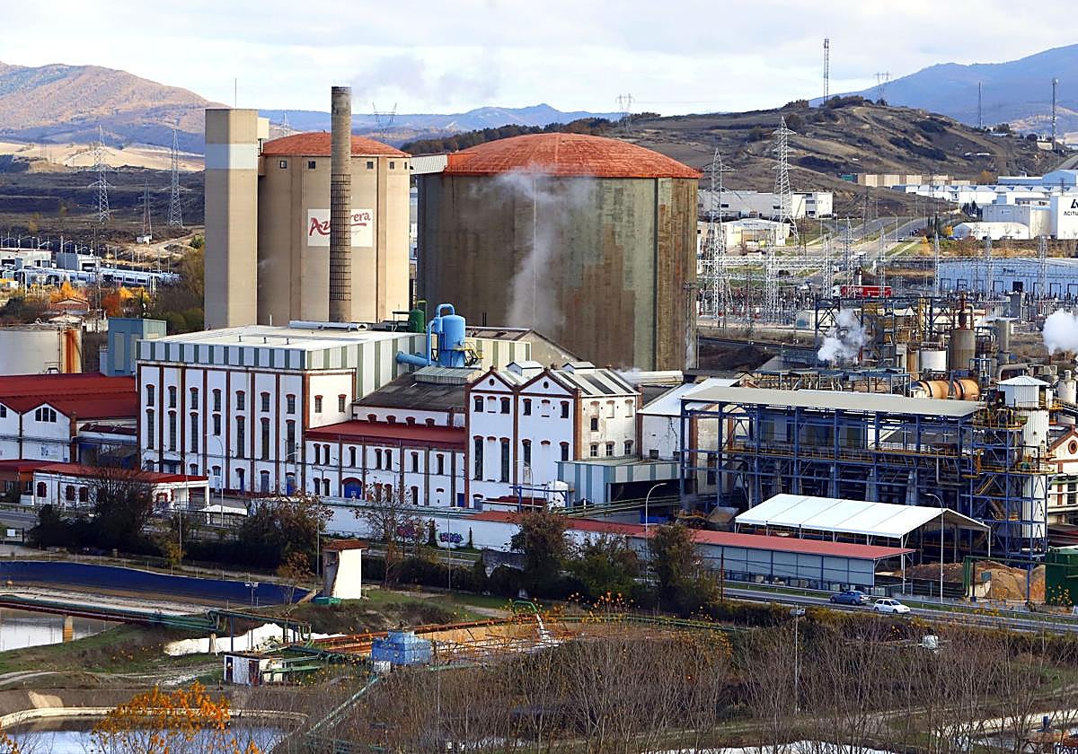 Vista de la Azucarera de Miranda