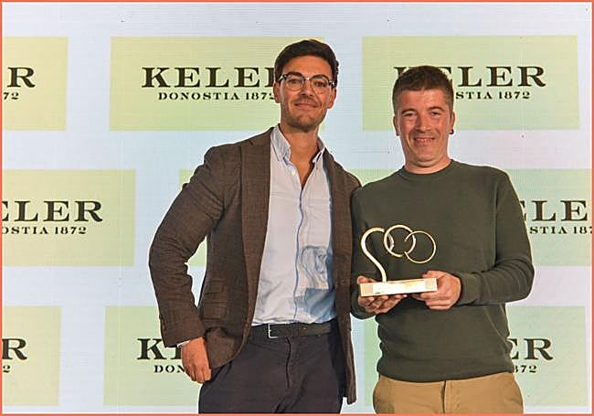 Iñaki Lazkano (derecha) y Aitor Santos, responsable de trade marketing de Keler.