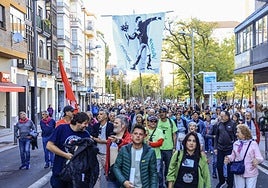 Los jardineros se manifestaron el pasado viernes.