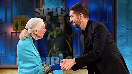 El recuerdo de David Broncano a la fallecida Jane Goodall: «Tenía una energía increíble»