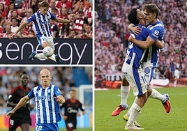 Pablo Ibáñez, Guridi, Aleñá y Denis Suárez.