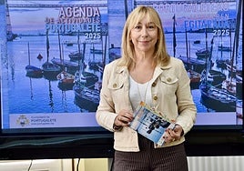 La edil de Cultura, Estíbaliz Freije, presenta el programa de actividades.