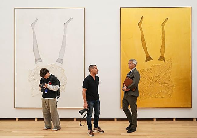 Los collages con medias.