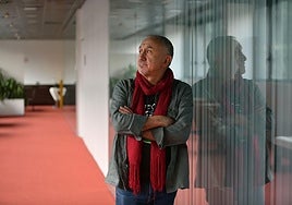 Pepe Álvarez, tras la asamblea de delegados de UGT Euskadi celebrada esta semana en Ermua.