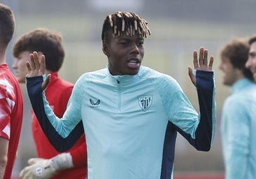 Nico Williams regresa un mes después y estará disponible ante el Mallorca