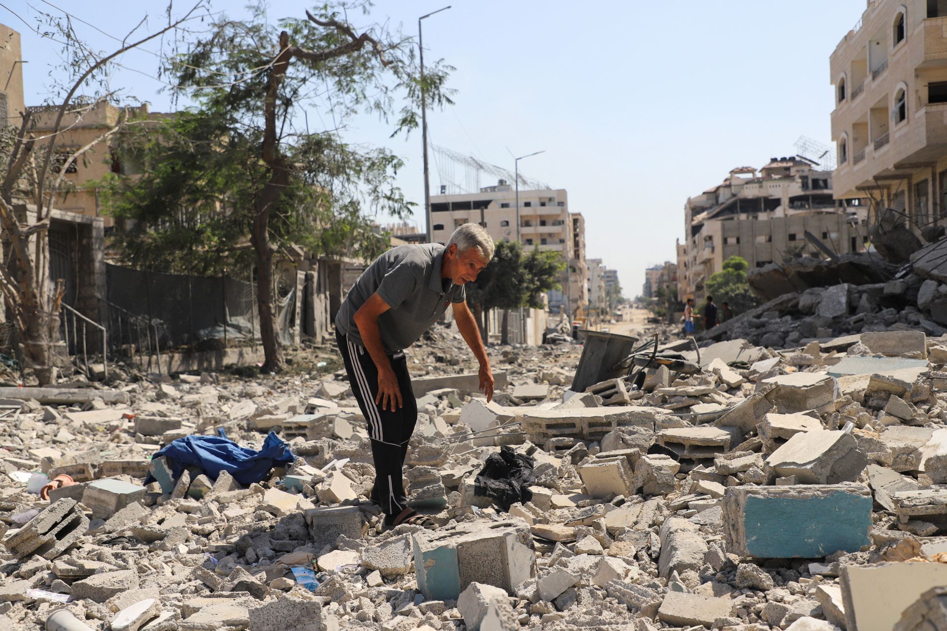 Imagen de la devastación en Ciudad de Gaza.