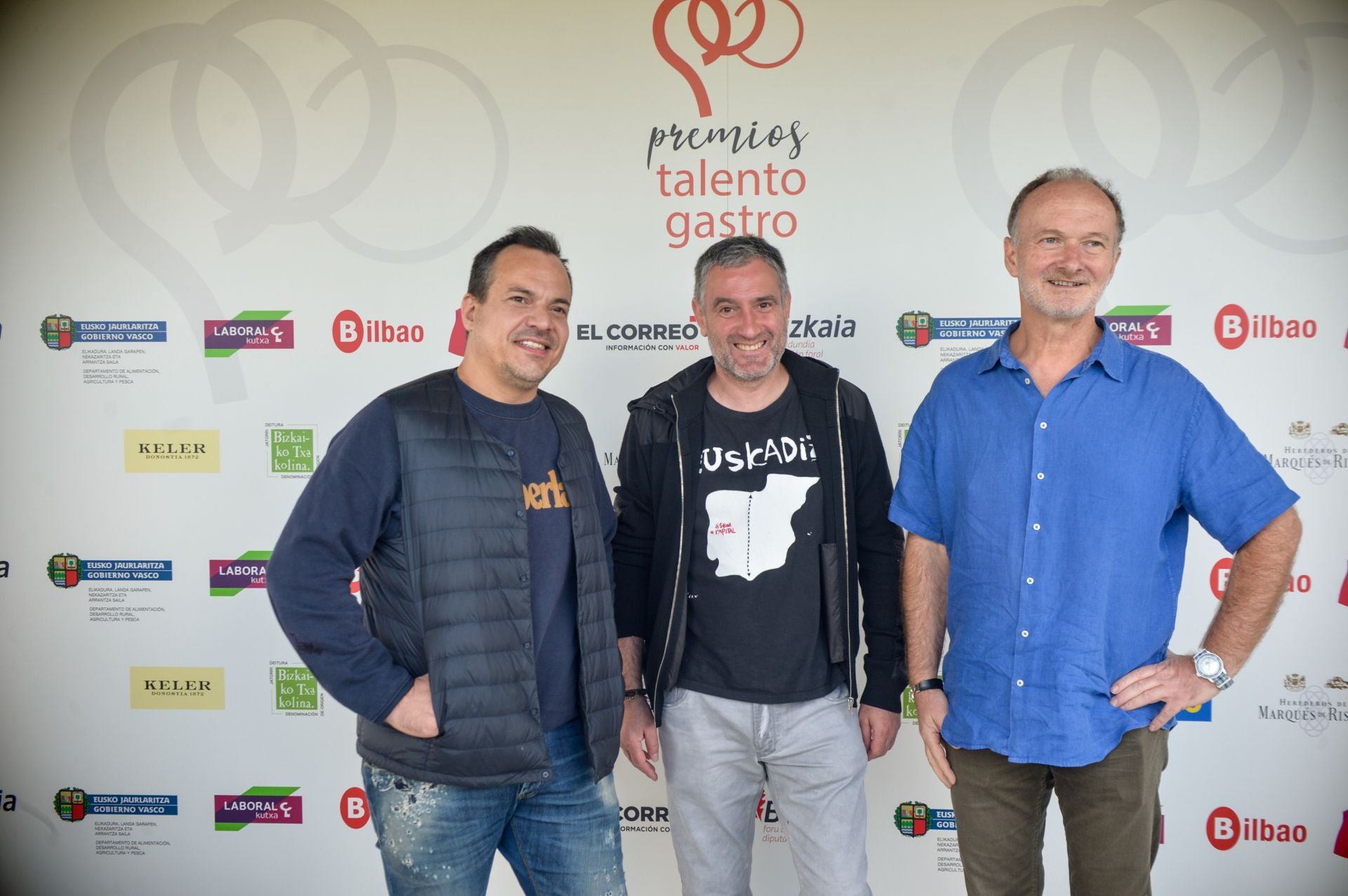 Joserra Losada, Josean Alija y Joserra Calvo.