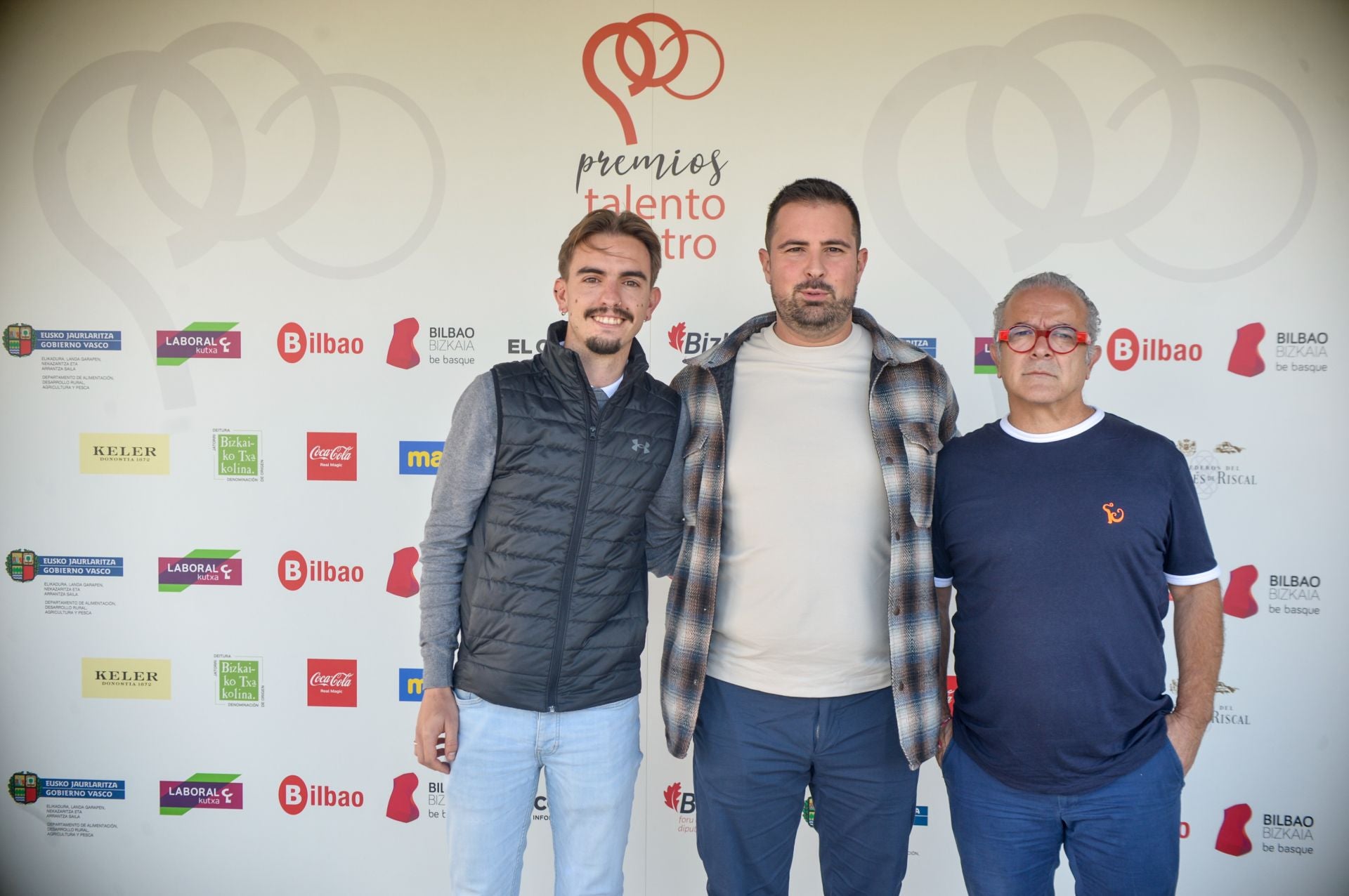 Jon Alonso, Jon Otxandio y Kepa Manzano.