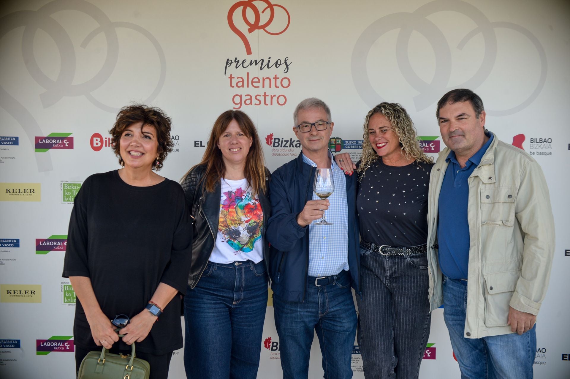 Eloisa Fernández, Janire Torvisco, Txema Soria, Susana Alaguero y Mikel Bengoa.