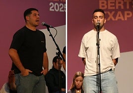 Txaber Altube eta Unai Mendiburu.