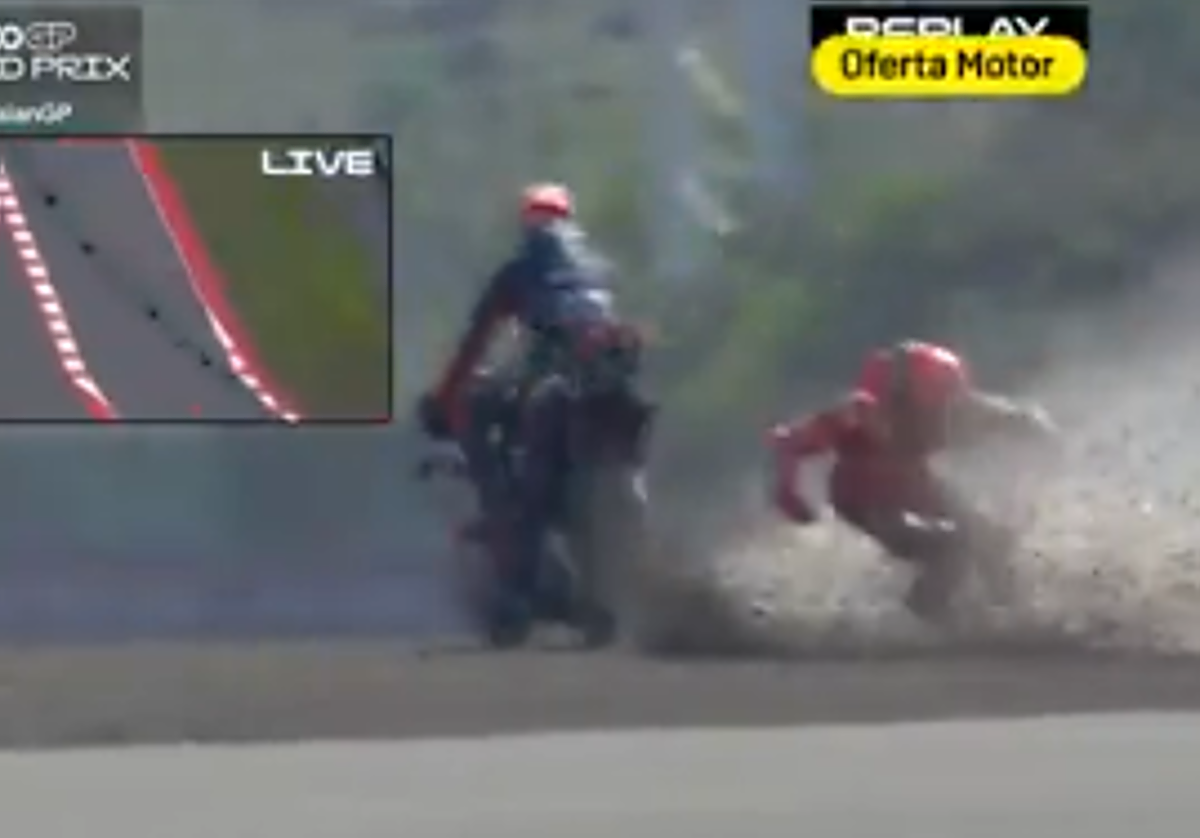 Marc Márquez se rompe y Fermín Aldeguer se estrena en la carrera más loca de Moto GP