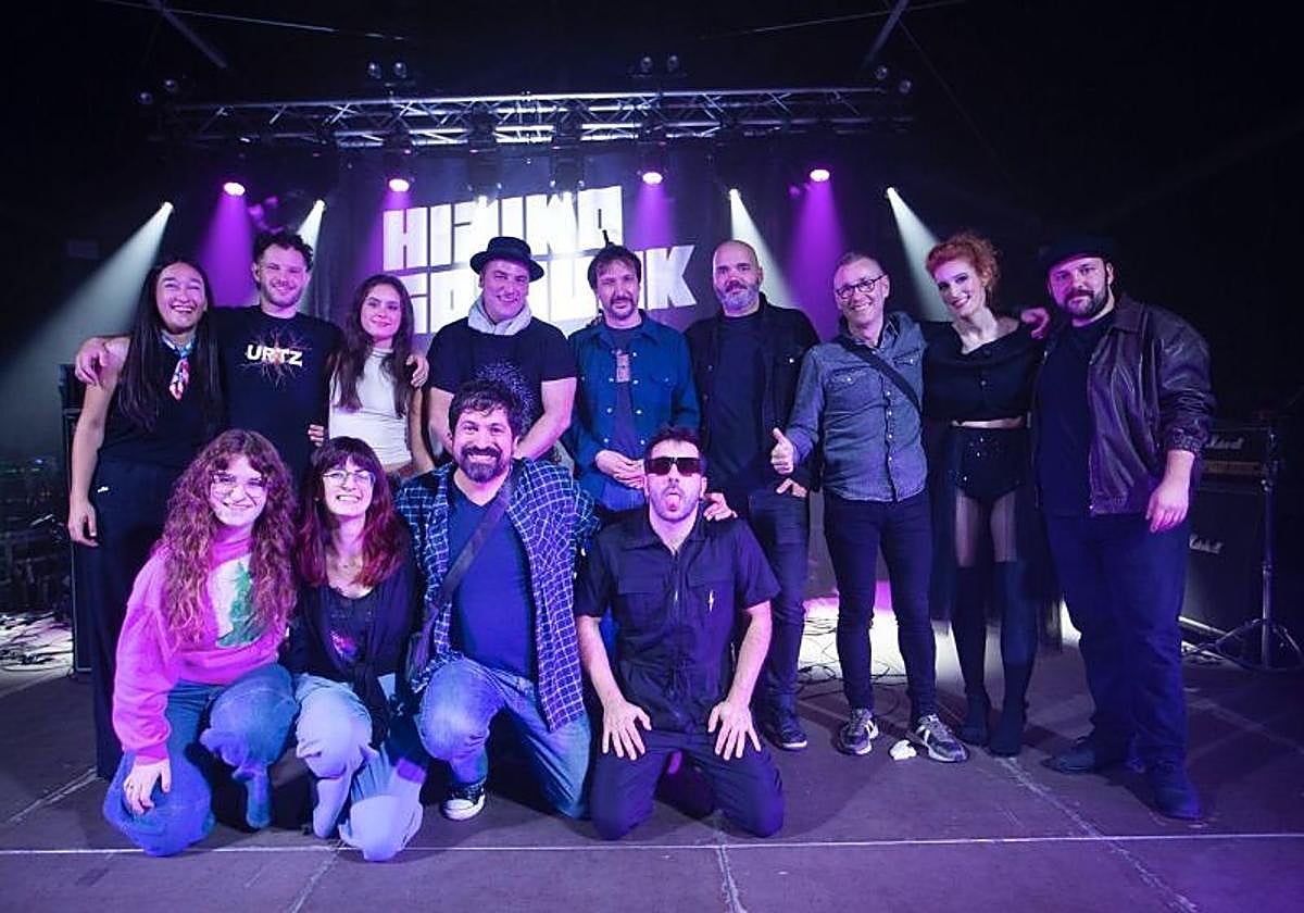 Imagen de los ganadores del festival 'Hiriko Soinuak'.