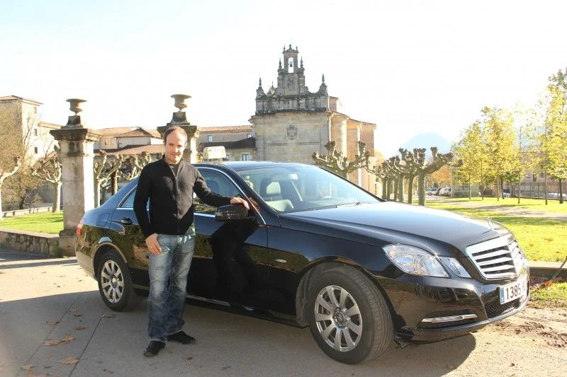 Imagen de una licencia de auzo-taxi en Amorebieta.
