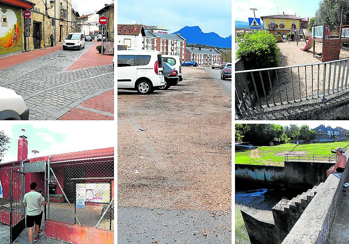 Estampas de diversos varrios de la ciudad.