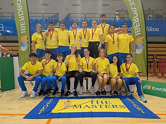 El centro deportivo basauritarra The Masters lograron tres oros, cinco platas y cuatro bronces.