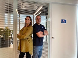Gabriela Nielsen y Ariel Yahia, cofundadores de la 'startup' Neomente Innova.