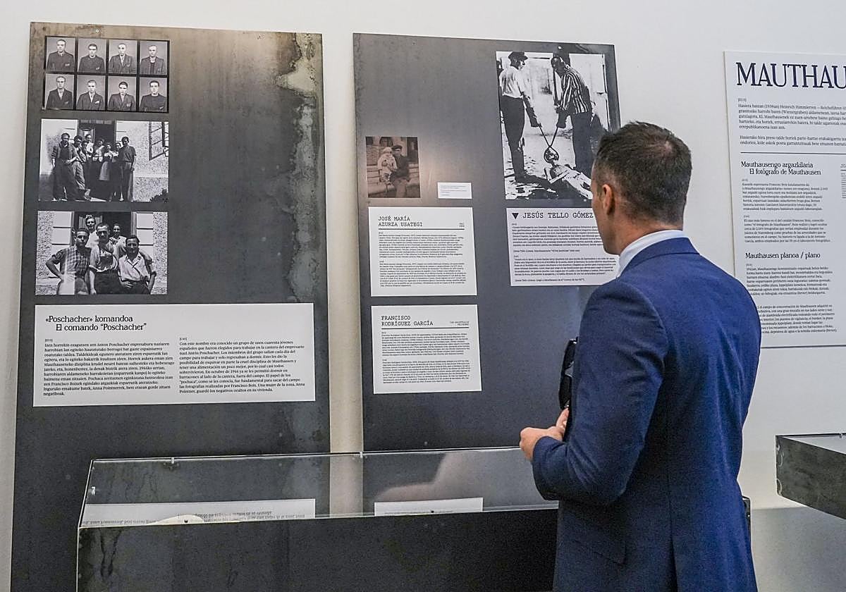 Las imágenes de la muestra de los vascos deportados a campos nazis