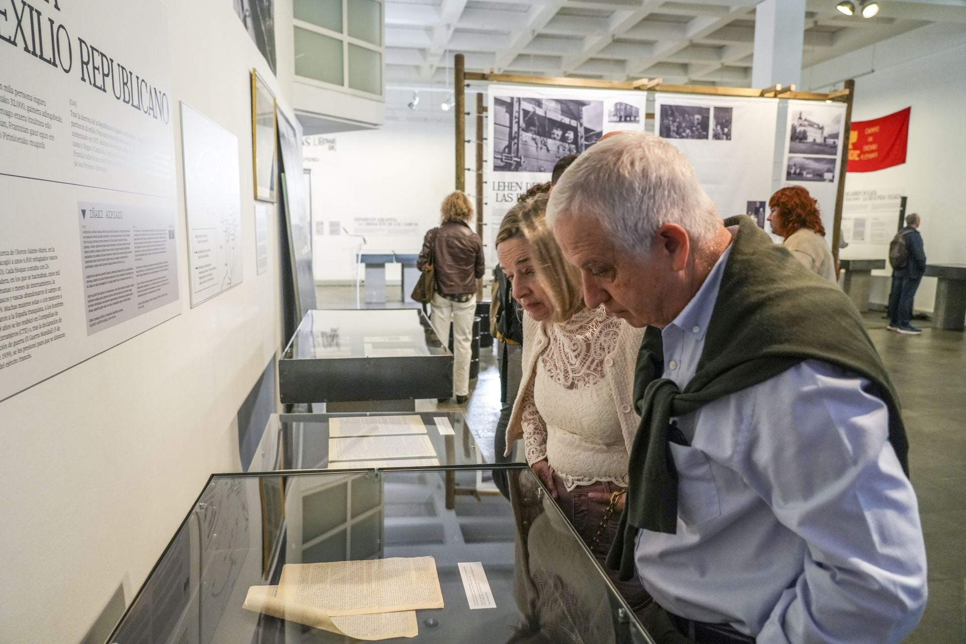 Las imágenes de la muestra de los vascos deportados a campos nazis