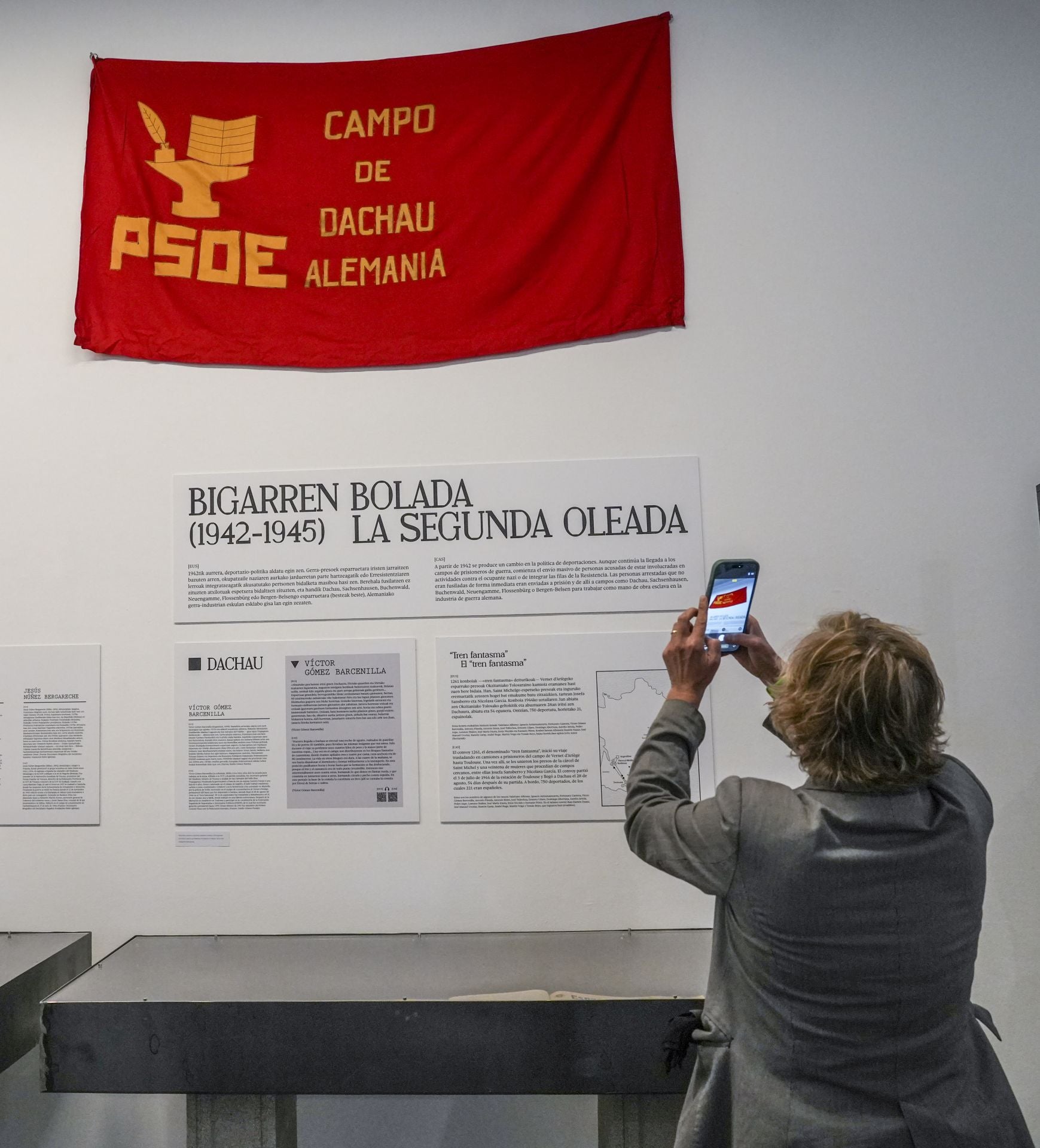 Las imágenes de la muestra de los vascos deportados a campos nazis