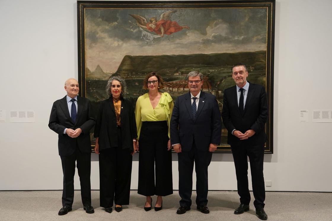 Gorka Martínez, Ibone Bengoetxea, Elixabete Etxanobe, Juan Mari Aburto y Miguel Zugaza.