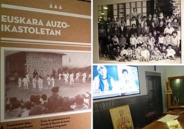 Bizkaiko Auzo Ikastolei buruzko erakusketa Laukizera iritsi da