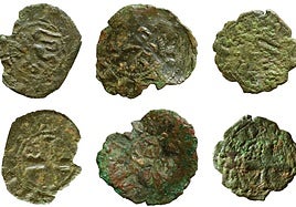 Identifican monedas del ejército del Príncipe Negro halladas en Vitoria