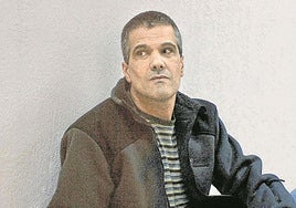Fotografía de archivo del etarra Juan Carlos Iglesias Chouzas, «Gadafi», en el banquillo de la Audiencia Nacional.
