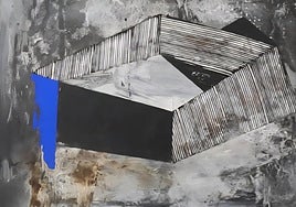 Detalle de una de las obras de Jabier Herrero.