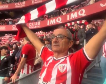 «Ver a mi padre llorando en su primera vez en San Mamés es la mayor herencia que me puede dejar»