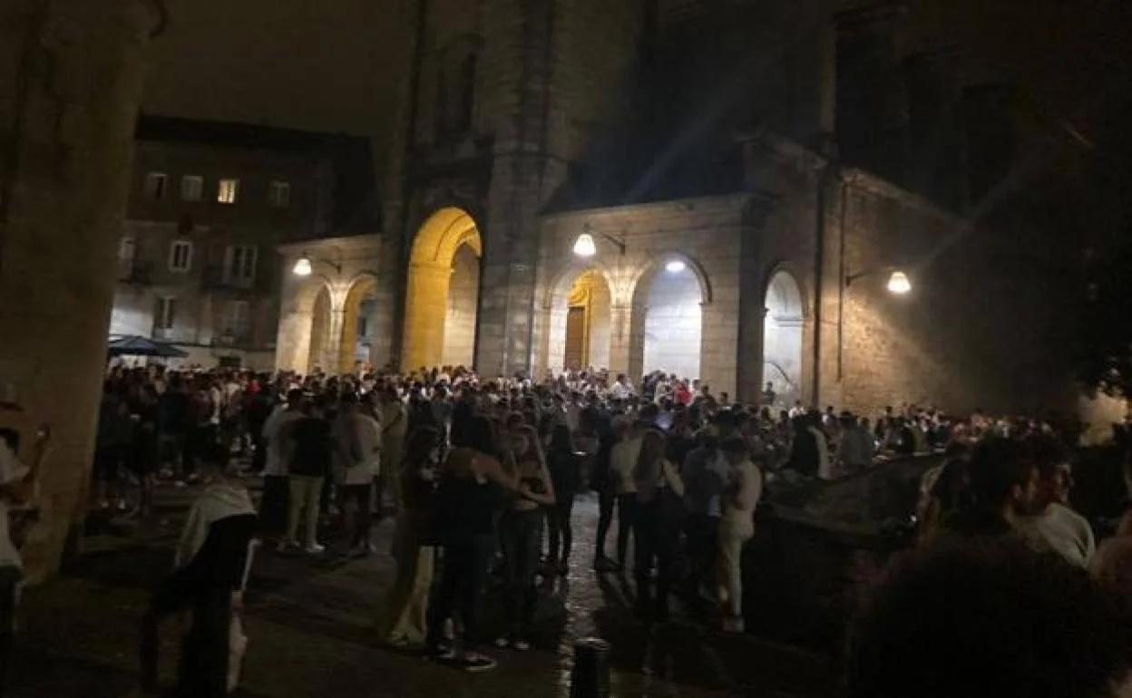 En las fiestas, se concentra una gran cantidad de gente en el casco viejo.