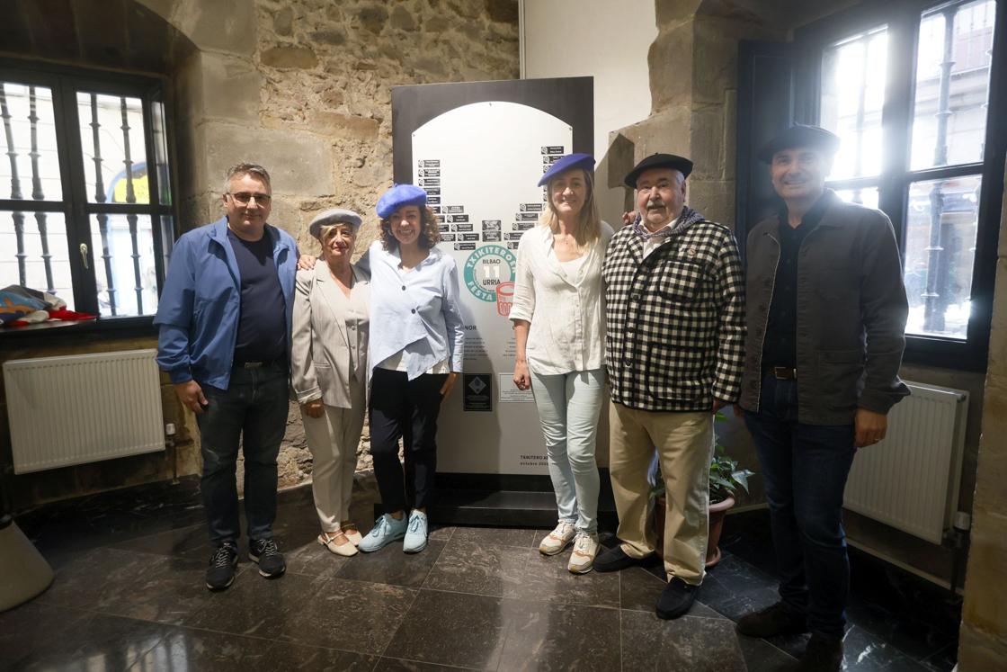 Rafa Pueyo, Itziar Urtasun, Gurutze Beitia, Isabel Iturbe, Moisés San Pelayo y Álvaro Parro.