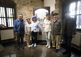 Rafa Pueyo, Itziar Urtasun, Gurutze Beitia, Isabel Iturbe, Moisés San Pelayo y Álvaro Parro.
