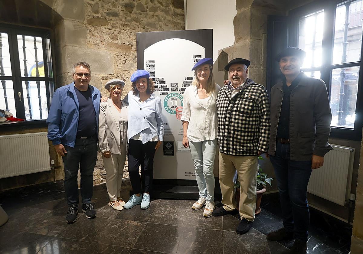 Rafa Pueyo, Itziar Urtasun, Gurutze Beitia, Isabel Iturbe, Moisés San Pelayo y Álvaro Parro.