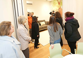 Instalaciones que se mejoraron en los Servicios Sociales de Romo.