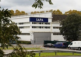 Instalaciones de la empresa guipuzcoana Sapa en la localidad de Andoain.