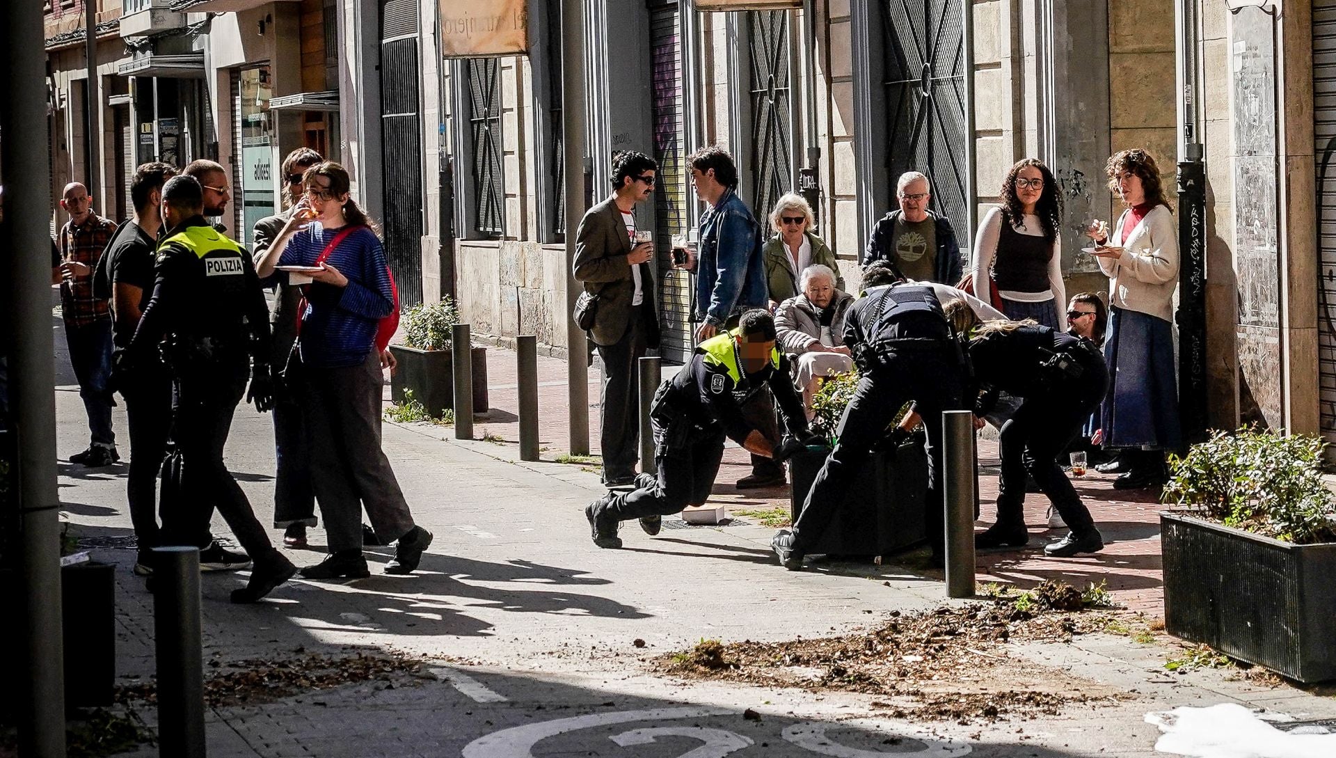Batalla campal en Vitoria por la presencia de La Falange