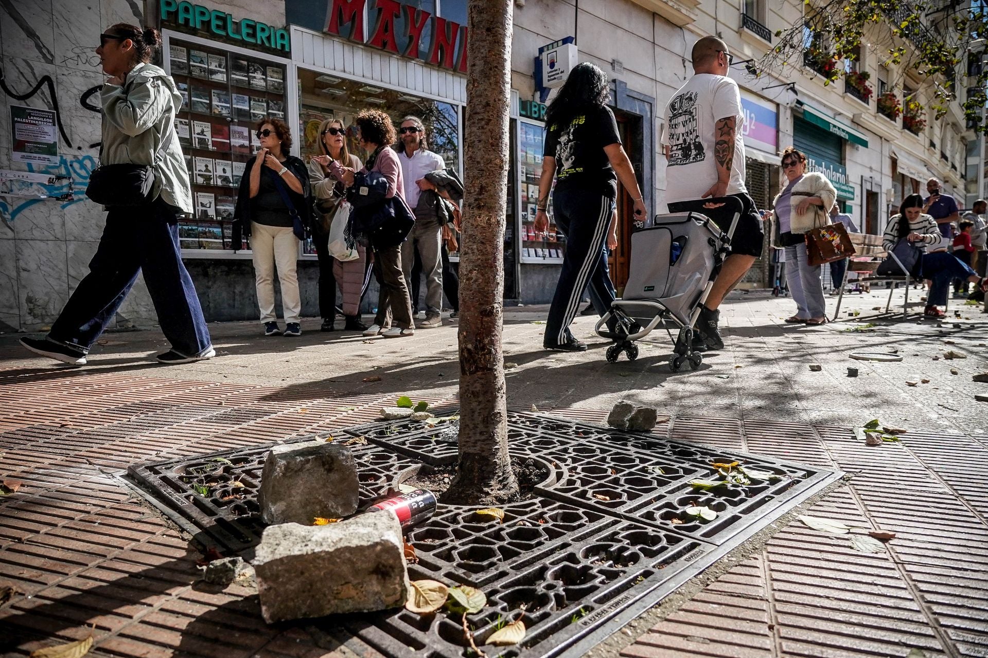 Batalla campal en Vitoria por la presencia de La Falange