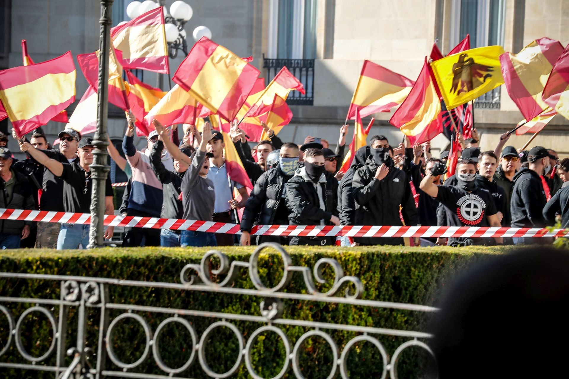 Batalla campal en Vitoria por la presencia de La Falange