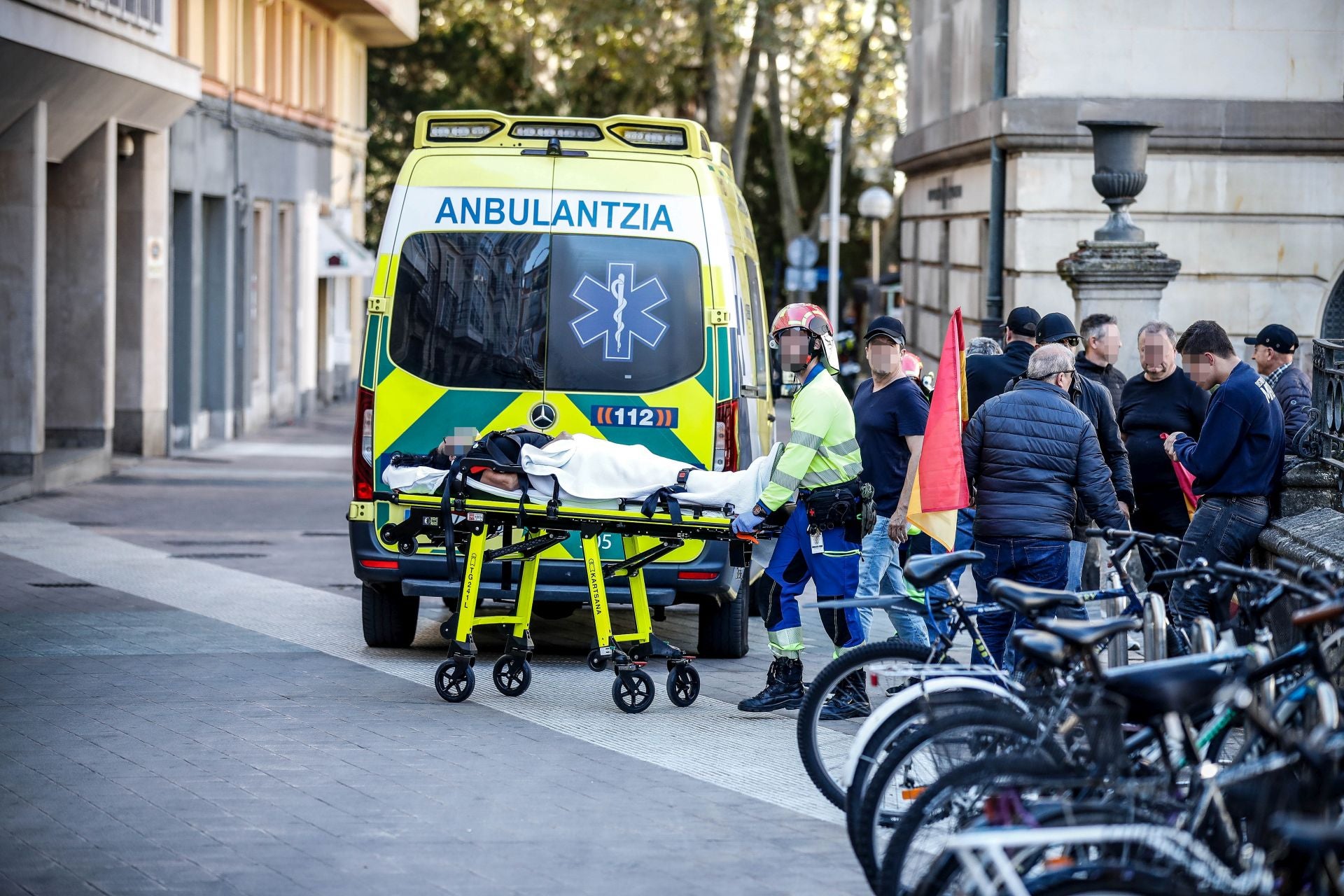 Batalla campal en Vitoria por la presencia de La Falange