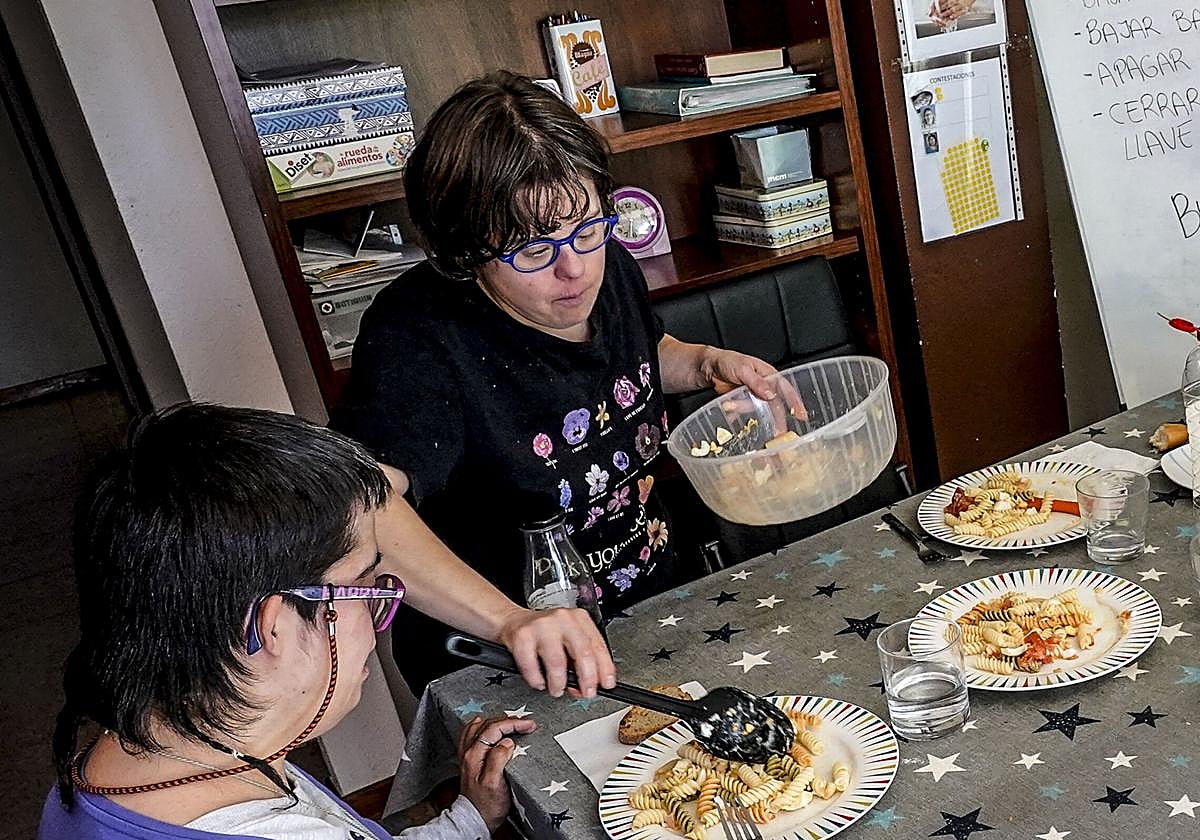 Piso de convivencia de la asociación Down Araba.