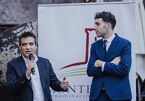 Jorge Navarro presenta a Gonzalo Losada (D.O. Monterrei).