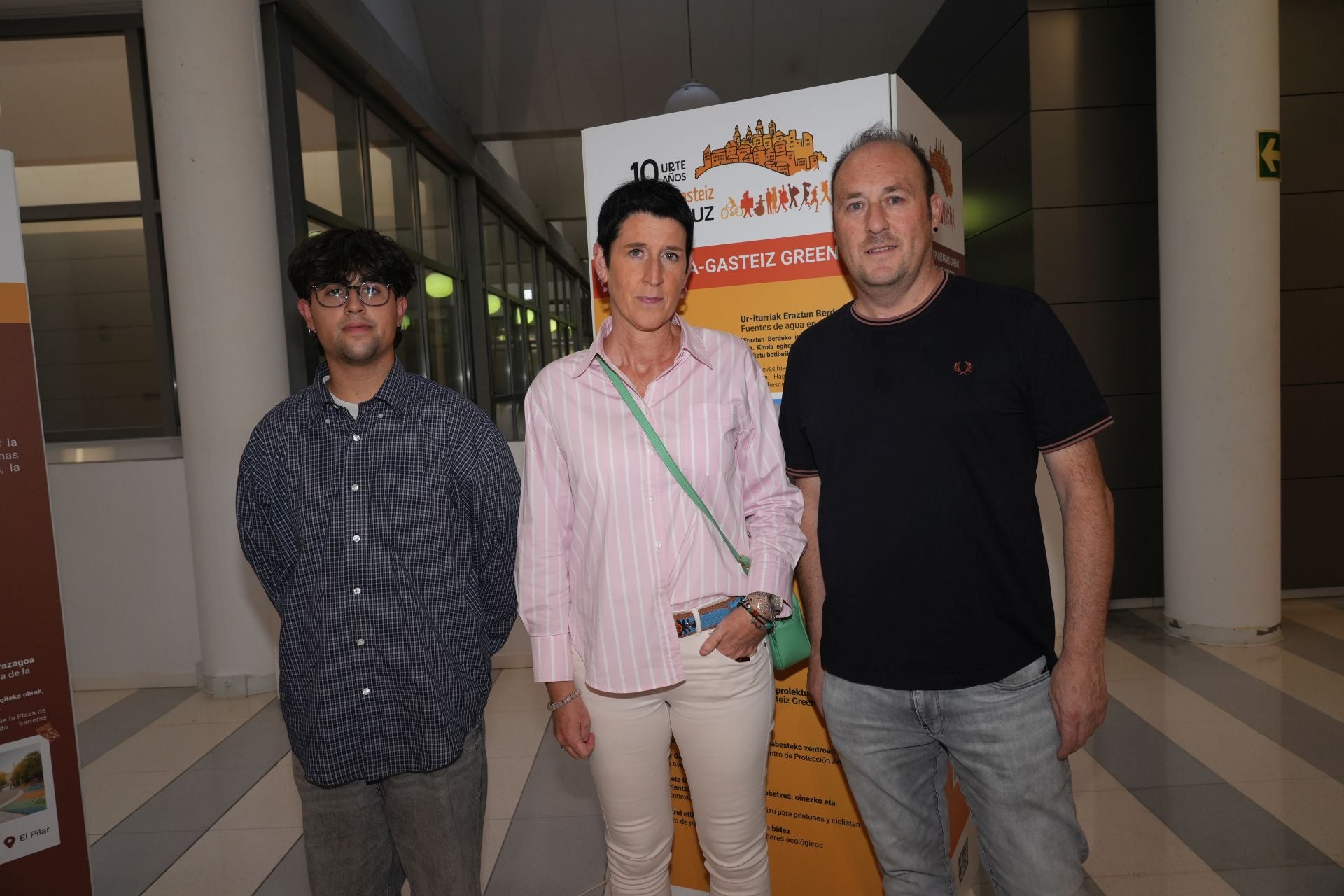 David Díaz, Izaskun Fernández de Landa y Vidal de la Serna.