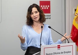 Isabel Díaz Ayuso.