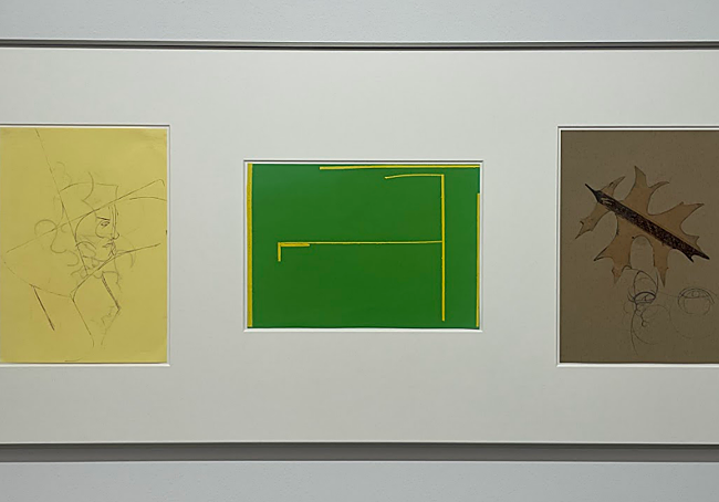 Una de las piezas de 'Blue Lines'