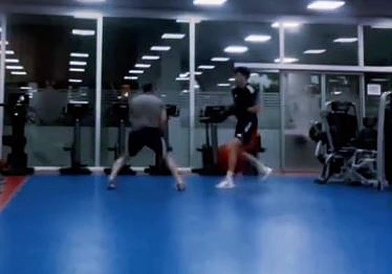 El jugador del Qarabag, próximo rival del Athletic en Europa, que practica boxeo