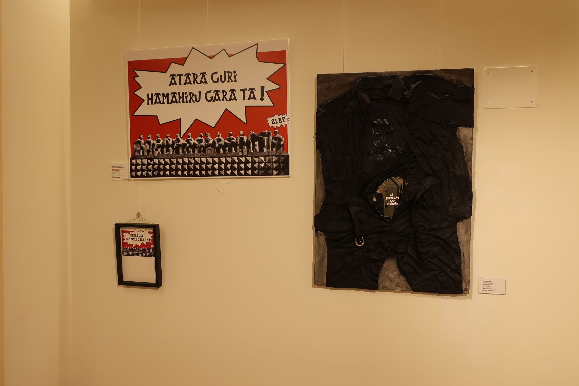 &#039;Markos Gimenoren Karteletrak&#039; erakusketa, irudietan