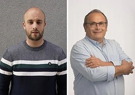 A la izquierda, Rubén Torremocha (PNV). A la derecha, David di Paola (EH Bildu).